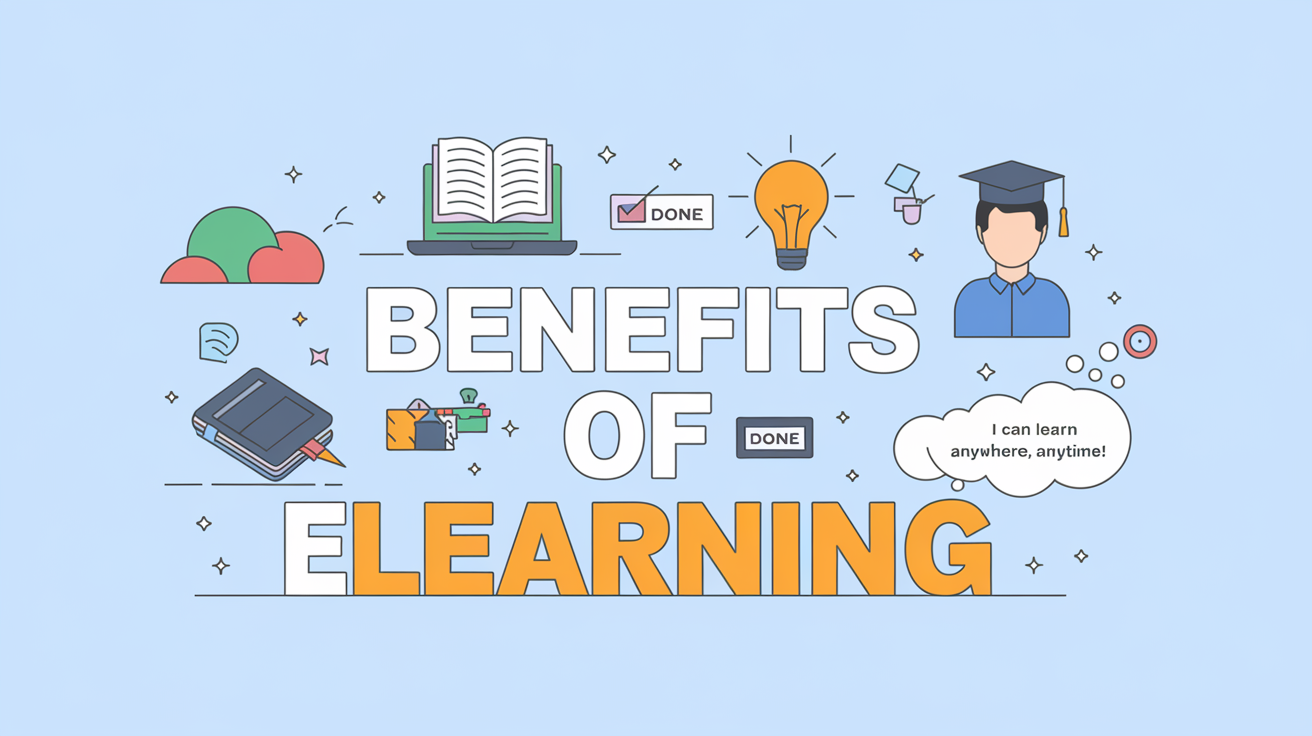 Show benefits of elearning.